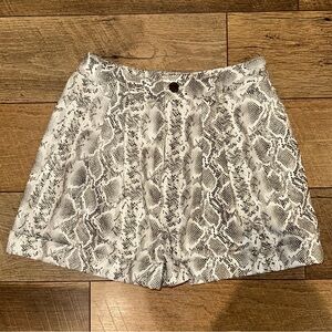 Divine Heritage Snakeskin Print Women's Shorts